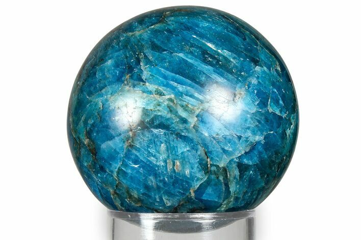 Bright Blue Apatite Sphere - Madagascar #367060